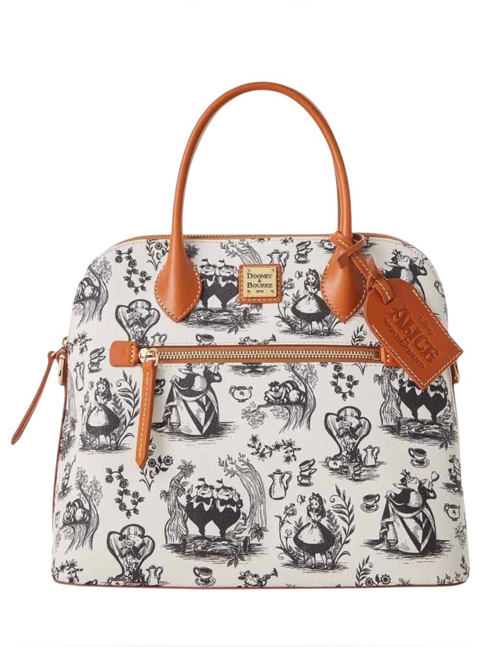 Dooney & Bourke Disney Alice in Wonderland 2022 Satchel NWT - Picture 1 of 11